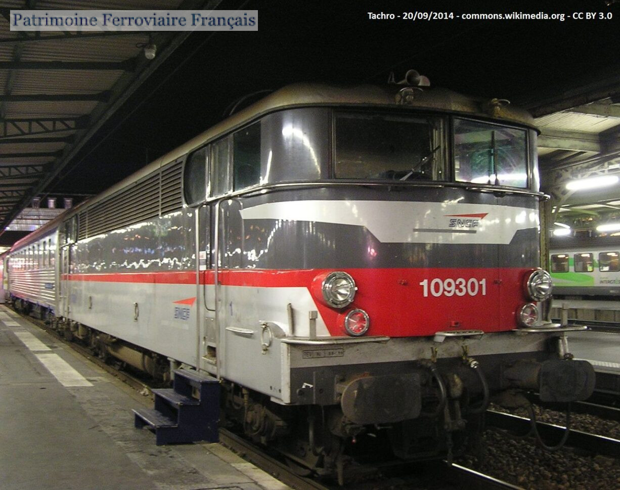 SNCF électrique BB 9301 APBB9301 Patrimoine Ferroviaire Français