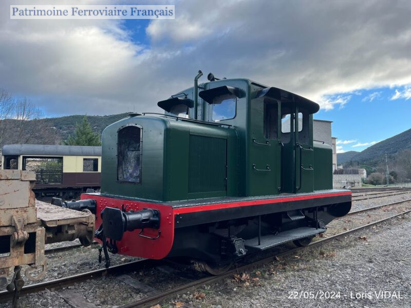 Indus locotracteur Moyse 6 CITEV Patrimoine Ferroviaire Français