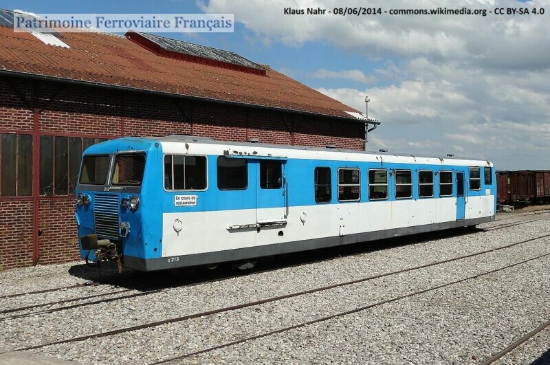 VM B.A. Autorail X-213 - CFBS - Patrimoine Ferroviaire Français