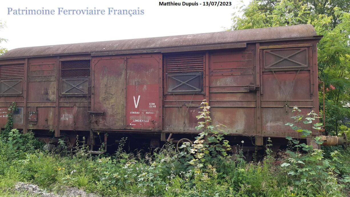 SNCF Couvert Unifié UIC 01 87 122 3 320-6 Gs – AJECTA - Patrimoine ...