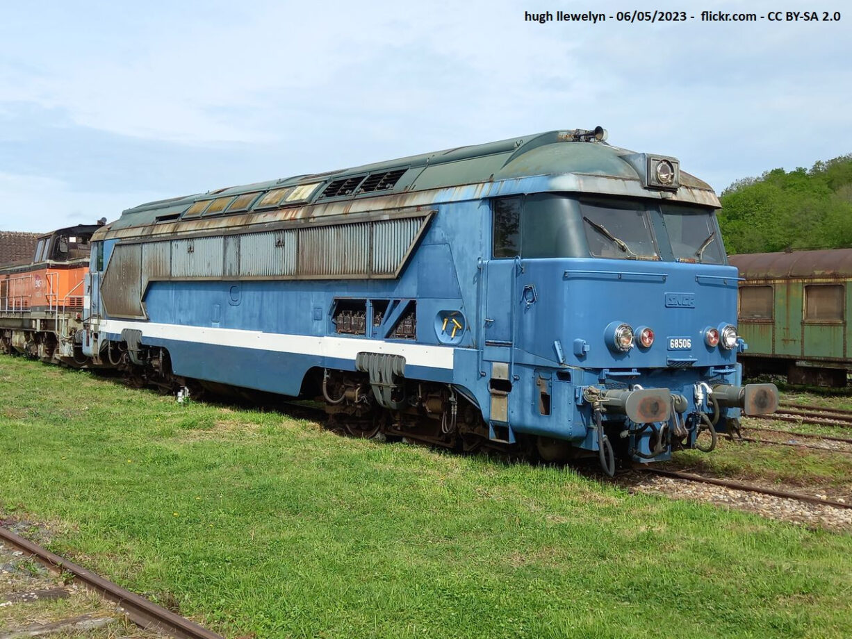 SNCF Diesel A1AA1A 68506 - AJECTA - Patrimoine Ferroviaire Français