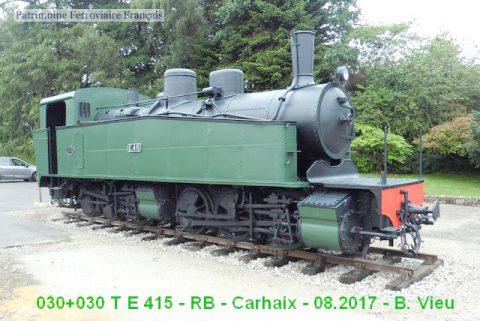 VM R.B. Vapeur 030+030 Piguet 116 - Carhaix - Patrimoine Ferroviaire ...